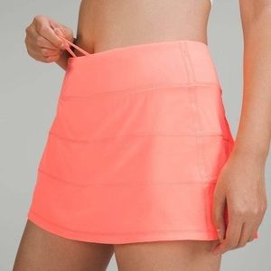 Lululemon Pace Rival Skirt Long Sunset